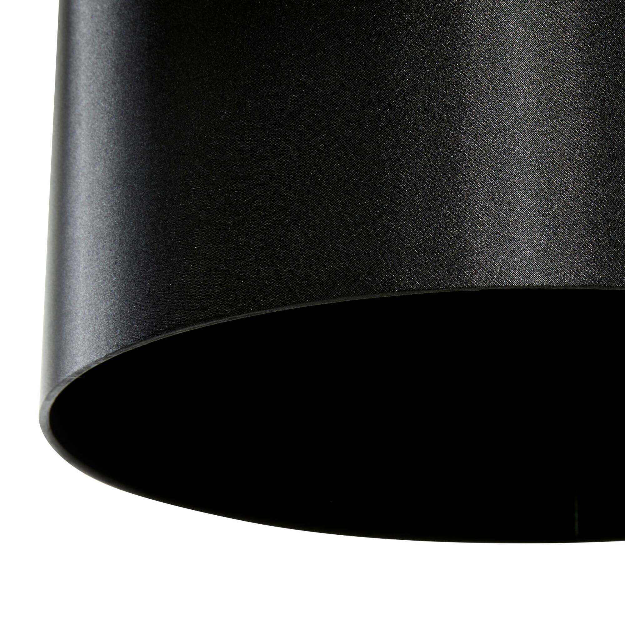 Black Metal Traditional Floor Lamp, 64" x 16" x 29"